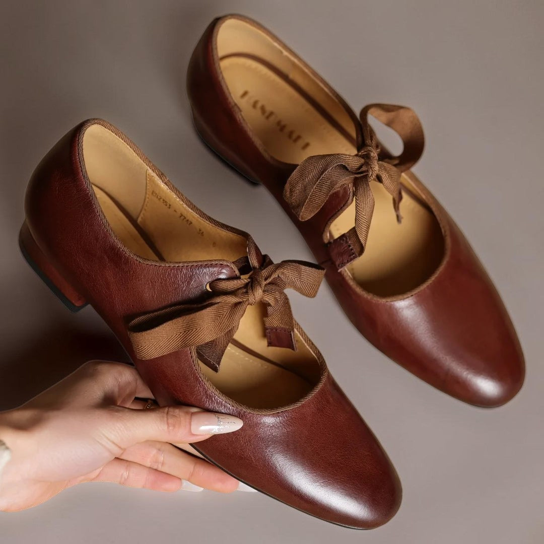 Sophie | Leather Ballet Flats