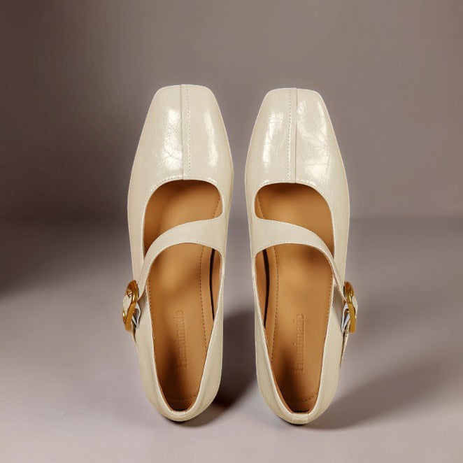 Hélène | Square-Toe Ballet Flat