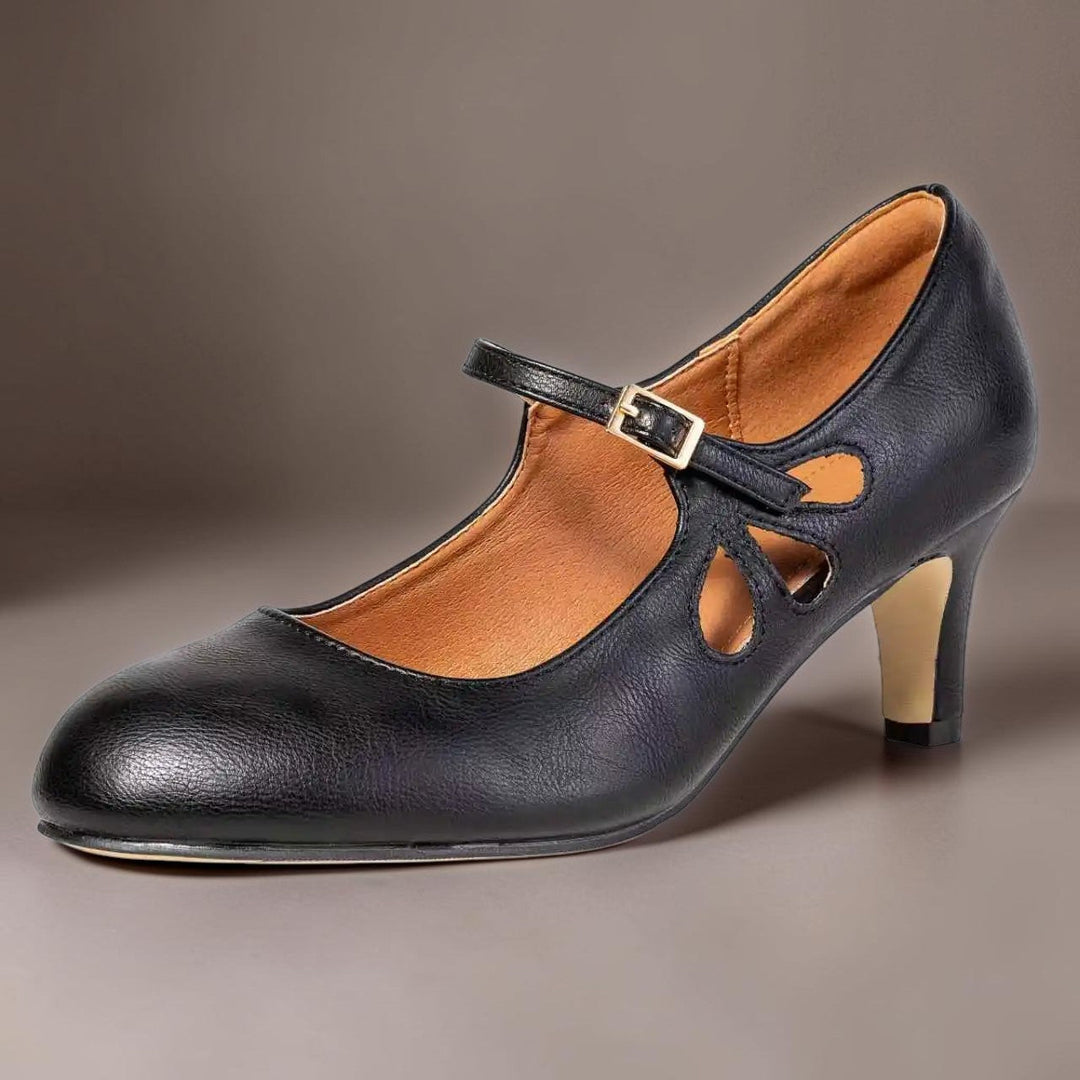 Rosalie | Black Mary Jane Heel