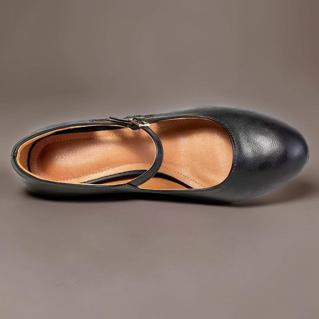 Rosalie | Black Mary Jane Heel