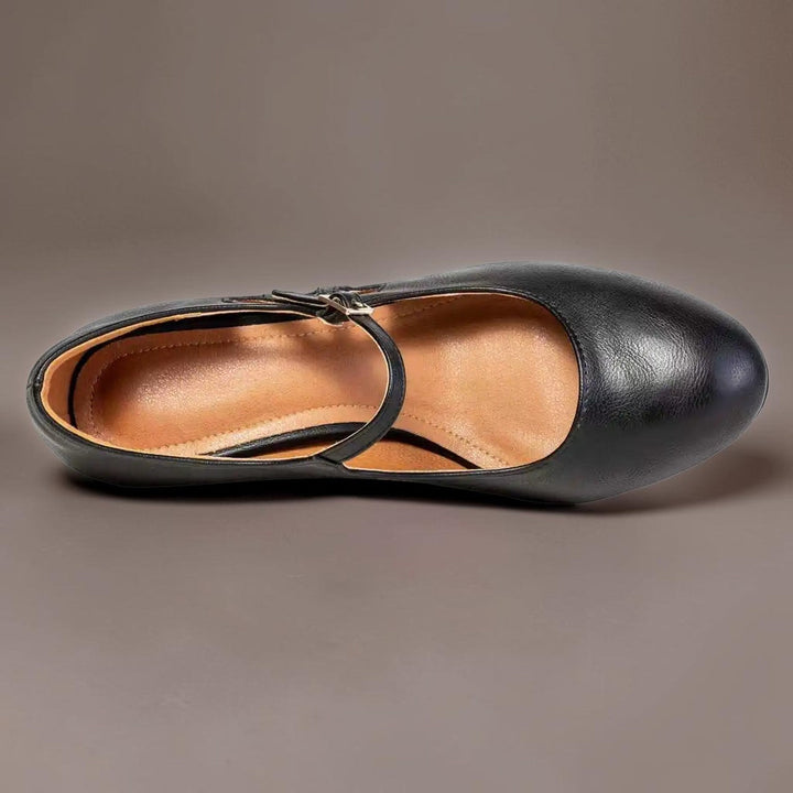 Rosalie | Black Mary Jane Heel