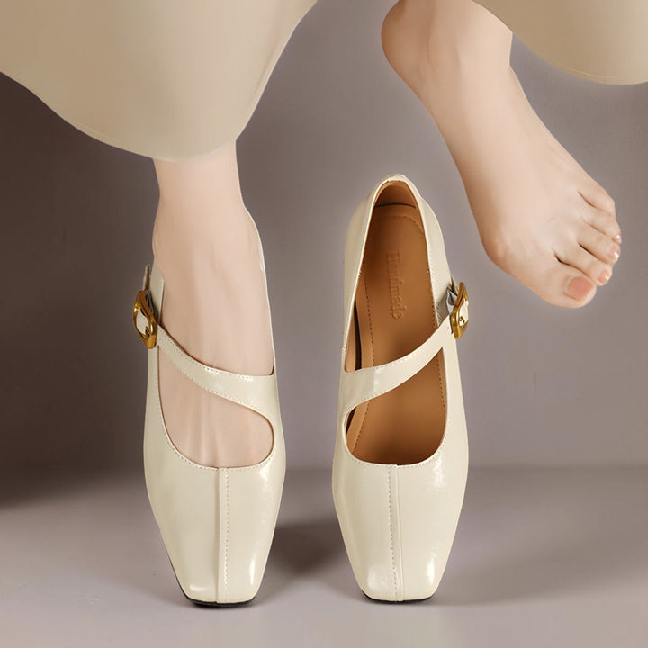 Hélène | Square-Toe Ballet Flat