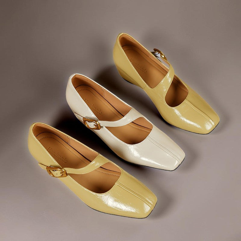 Hélène | Square-Toe Ballet Flat