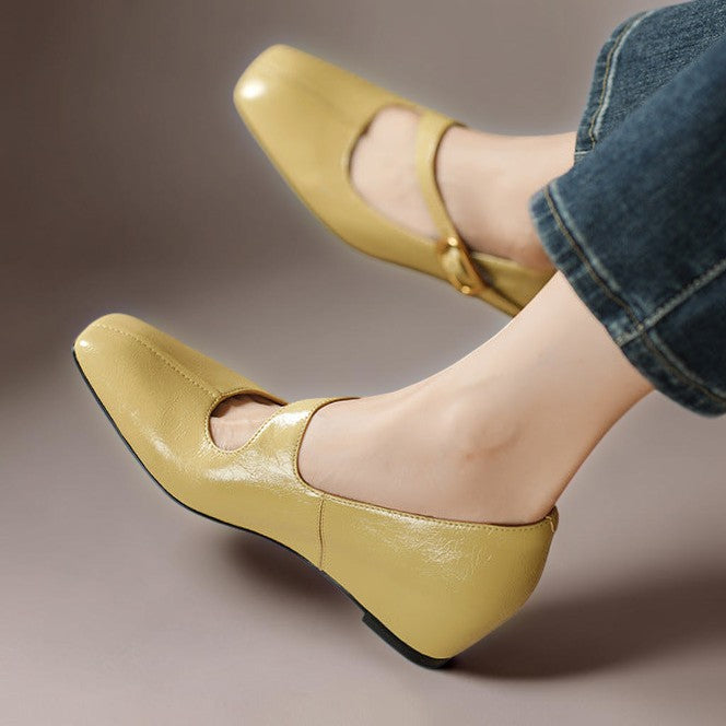 Hélène | Square-Toe Ballet Flat