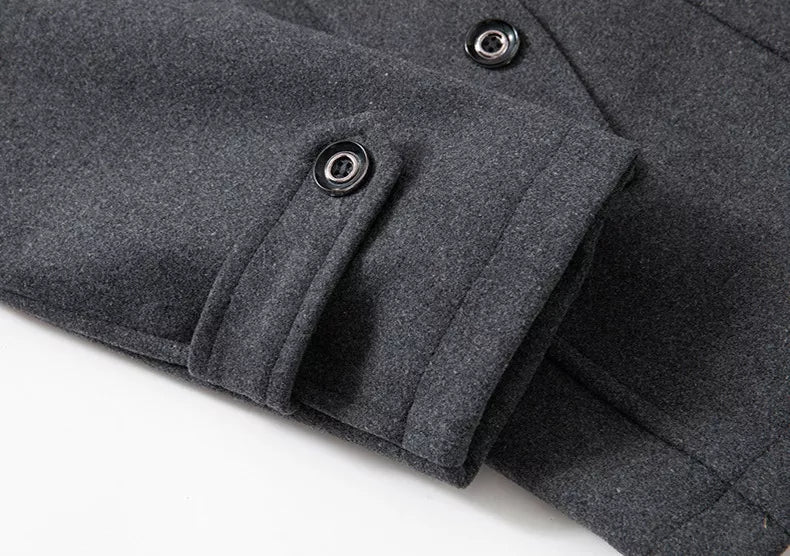 Warm Winter Jacket for Men with Removable Inner Vest