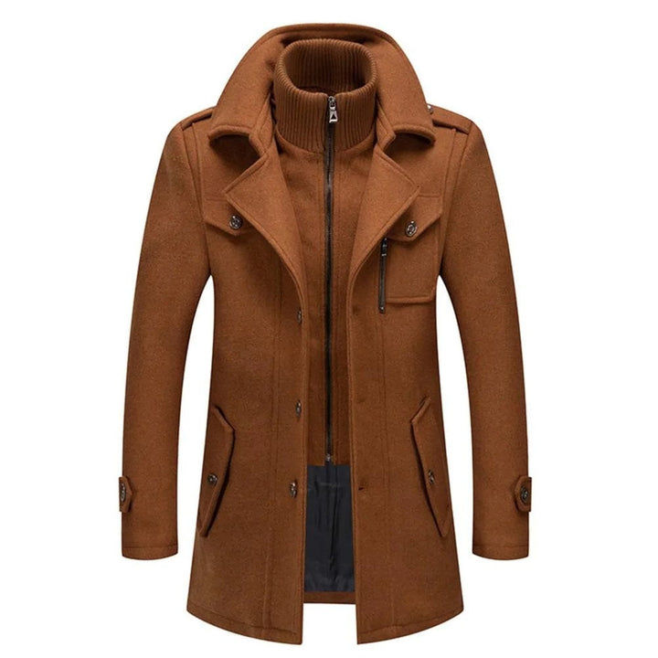 Warm Winter Jacket for Men with Removable Inner Vest