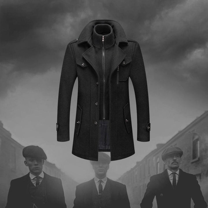 Warm Winter Jacket for Men with Removable Inner Vest