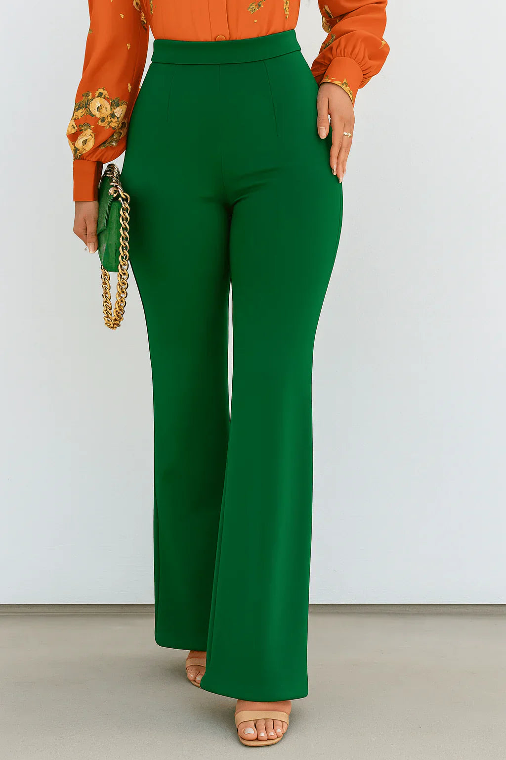 Wendy | Women's Wide Leg Trouser with High Waist