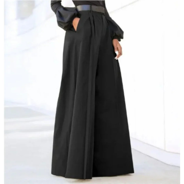 Winifred | Women's Wide Leg Pleated Trouser with Belted Waist