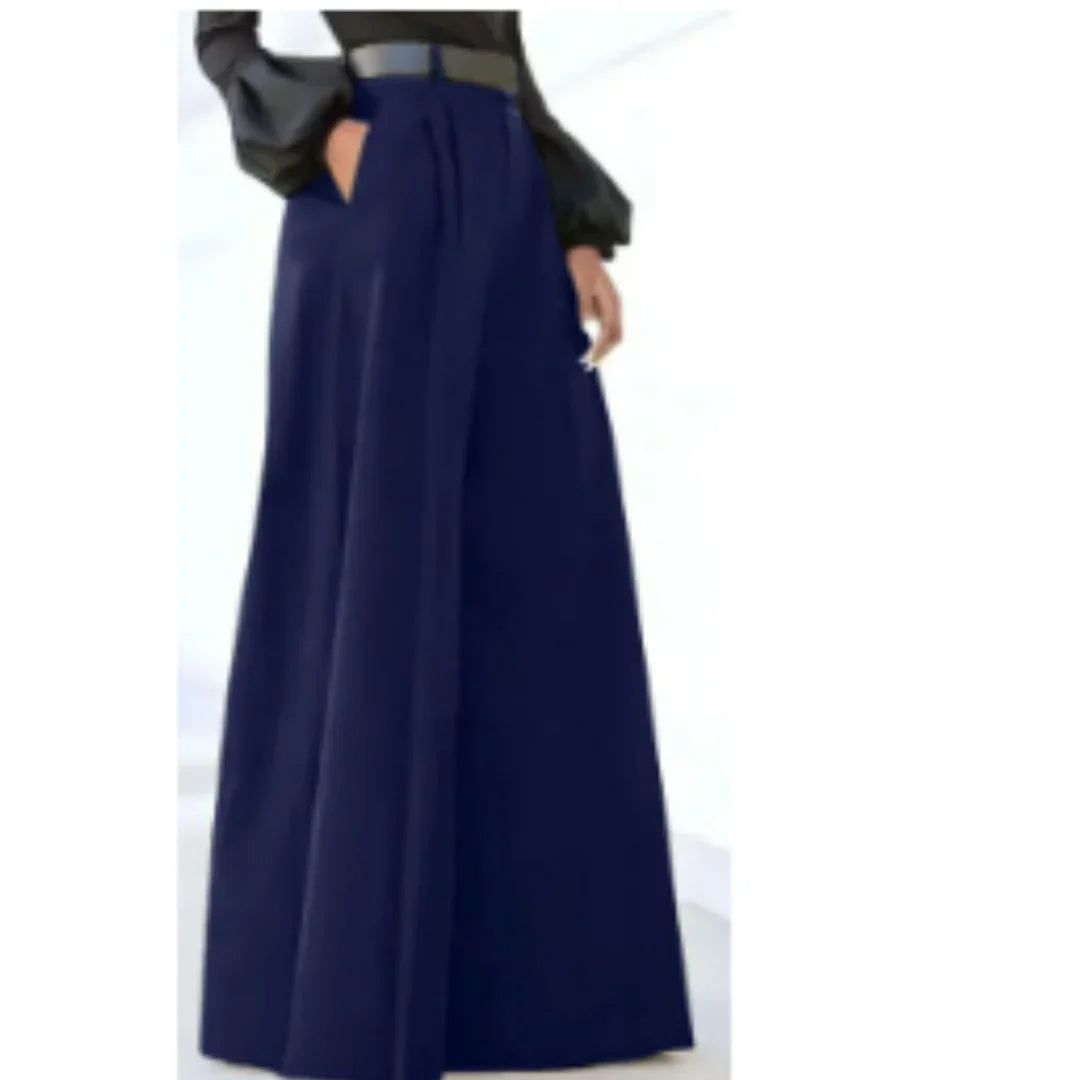 Winifred | Women's Wide Leg Pleated Trouser with Belted Waist