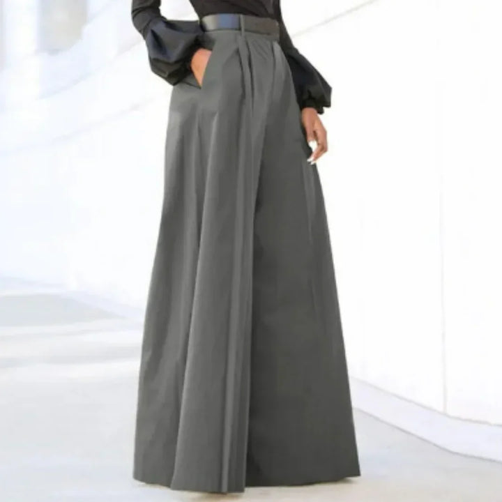 Winifred | Women's Wide Leg Pleated Trouser with Belted Waist