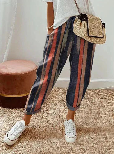 Yvonne | Women's Drawstring Trouser with Side Pockets