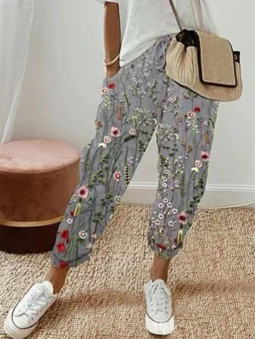 Yvonne | Women's Drawstring Trouser with Side Pockets