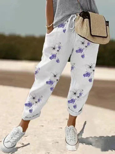 Yvonne | Women's Drawstring Trouser with Side Pockets